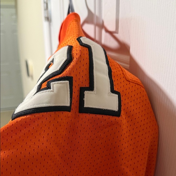 Russell Athletic Orange Football Jersey with Number 21 - Picture 6 of 9